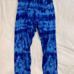 Limited edition, lululemon tie dye 7/8 leggings